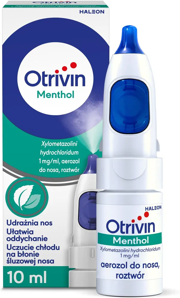 Otrivin Mentol spray, nasal, solución