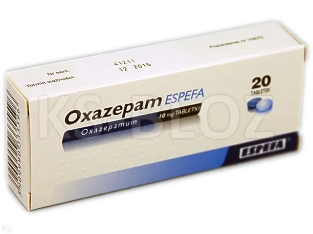 Oxazepam Espefa comprimidos