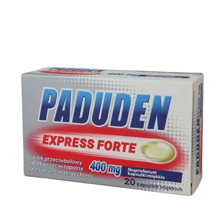 Paduden Express Forte kapsułki, miękkie