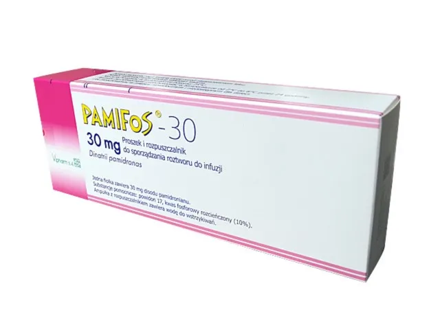 Pamifos-30 soluzione per infusione, polvere e solvente per preparare
