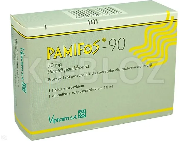 Pamifos-90 polvo y disolvente para preparación de solución para perfusión