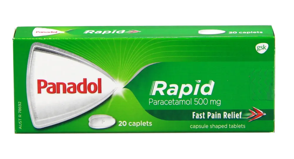 Panadol rapid tablets, effervescent