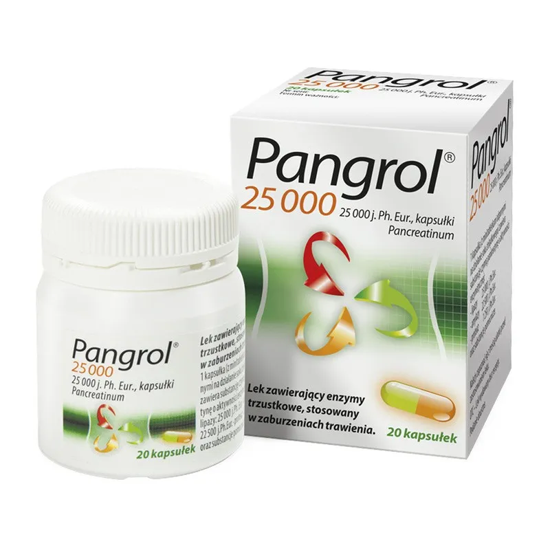 Pangrol 25 000 cápsulas