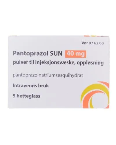 Pantoprazole sun powder for preparation of injection solution