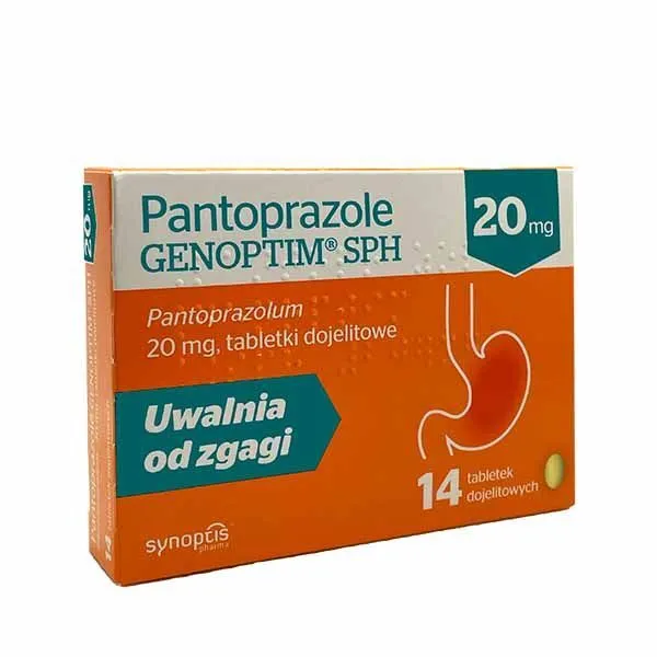 Pantoprazol Genoptim comprimidos, vaginales