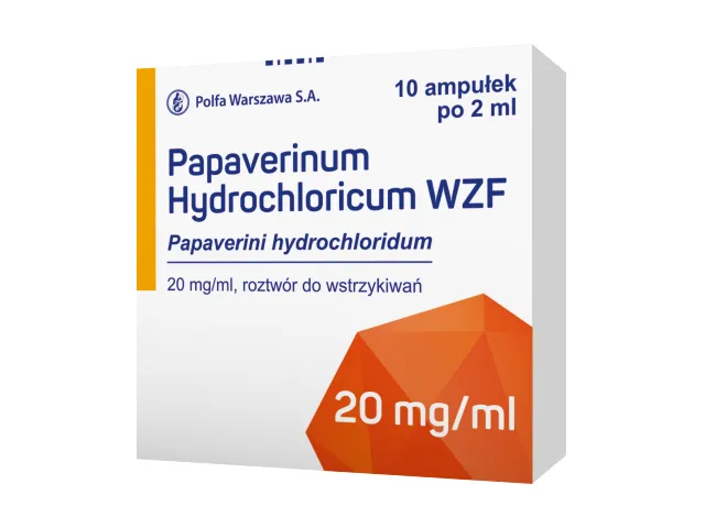 Papaverina hidrocloruro WZF solución para inyección