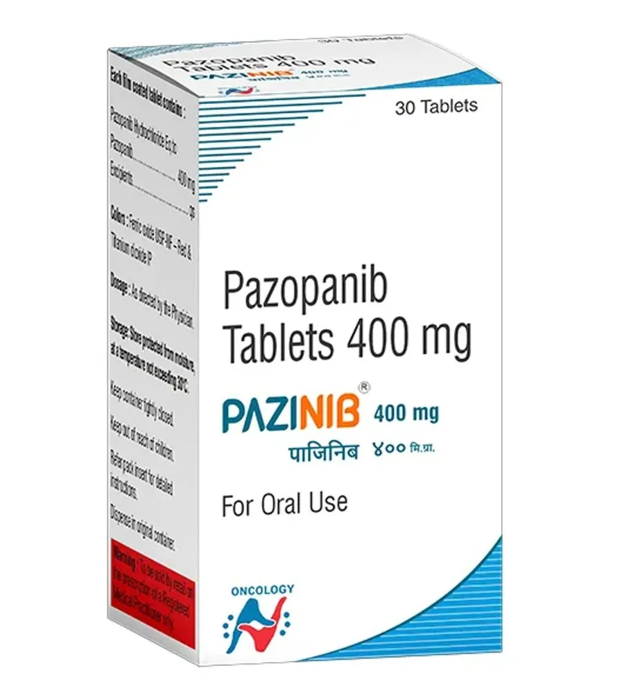 Pazopanib Reddy compresse, rivestite con film