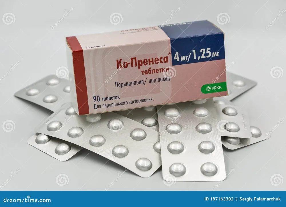 Perindopril e indapamida Krka comprimidos