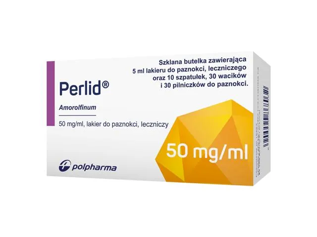 Perlid lakier do paznokci, leczniczy