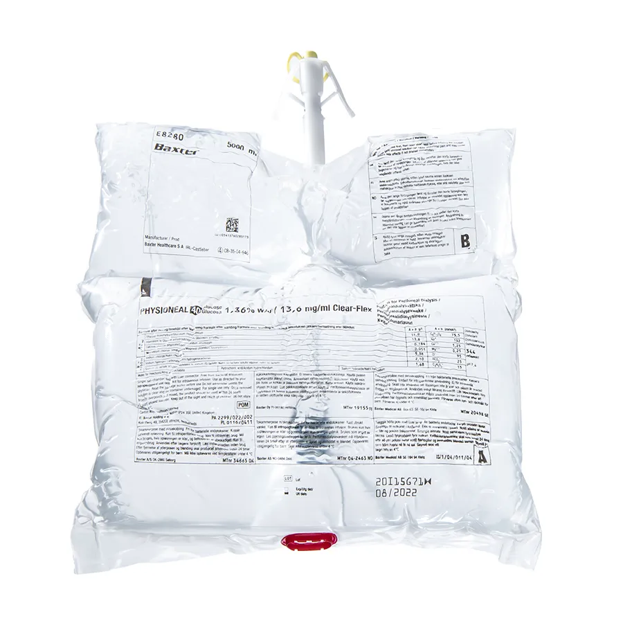 Physioneal 40 with glucose 1,36 w/v 13,6 mg/ml solution, peritoneal dialysis