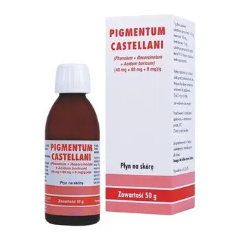 Pigmentum Castellani solución, para la piel