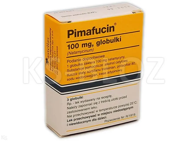 Pimafucin comprimidos, recubiertos con película