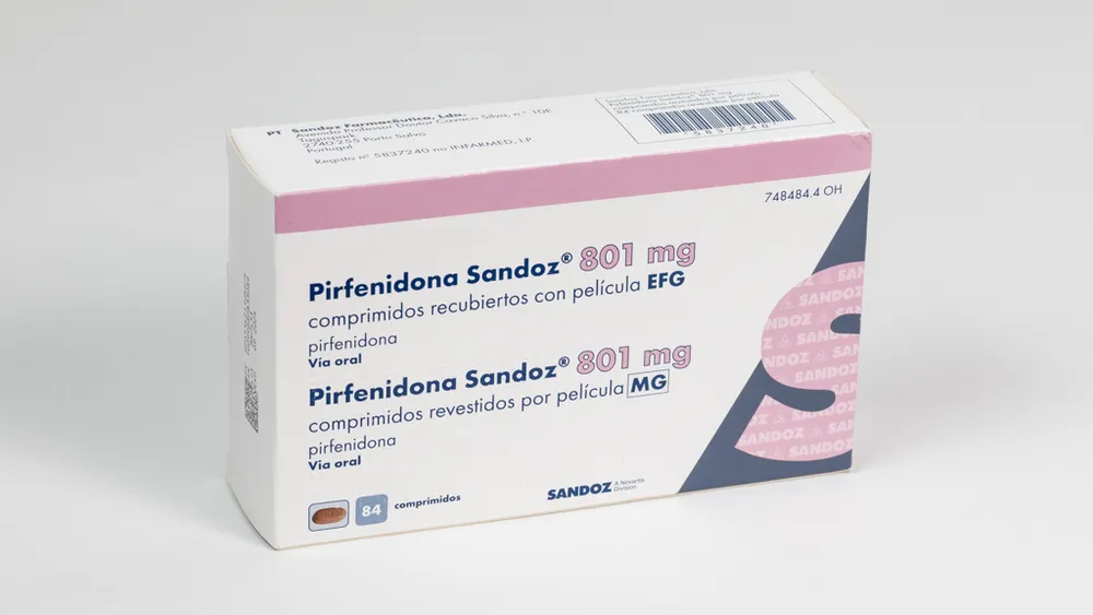 Pirfenidona Sandoz compresse, rivestite con film