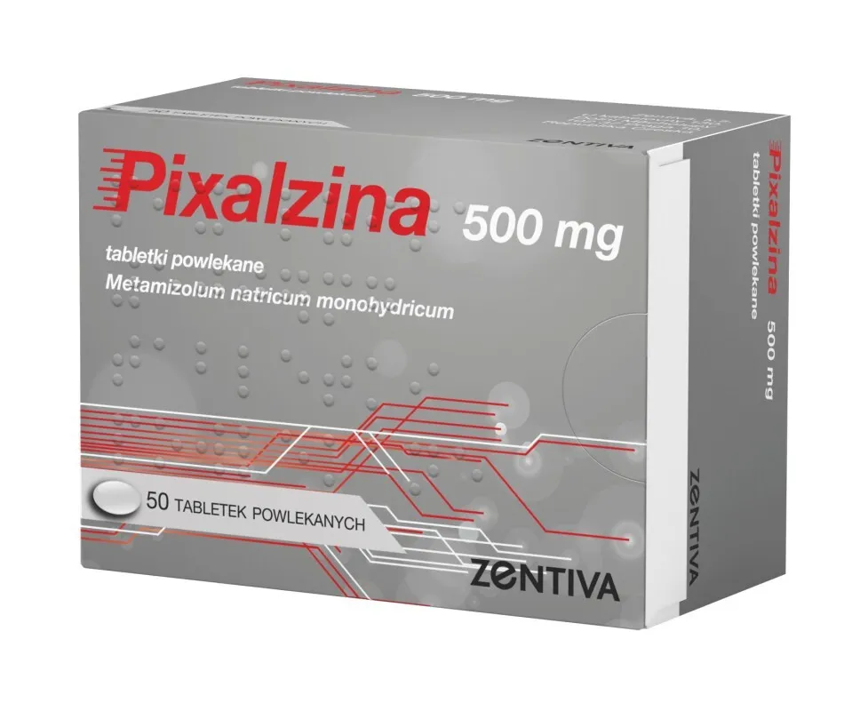 Pixalzina tablets, film-coated
