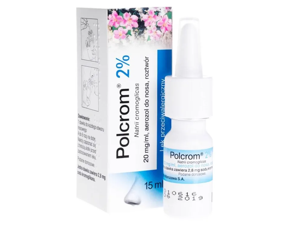 Polcrom 2% solution, nasal spray