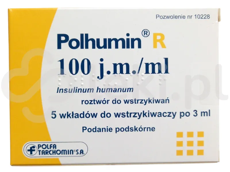 Polhumin r solution for injection