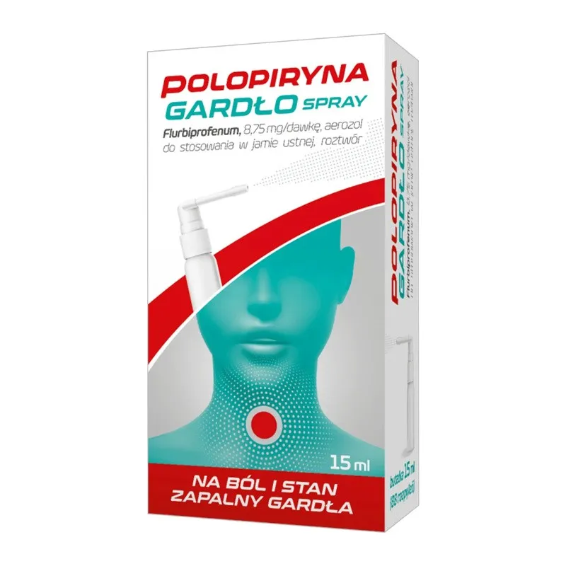 Polopiryna throat spray aerosol, oral solution