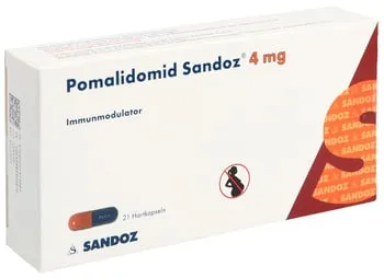 Pomalidomida Sandoz capsule, dure