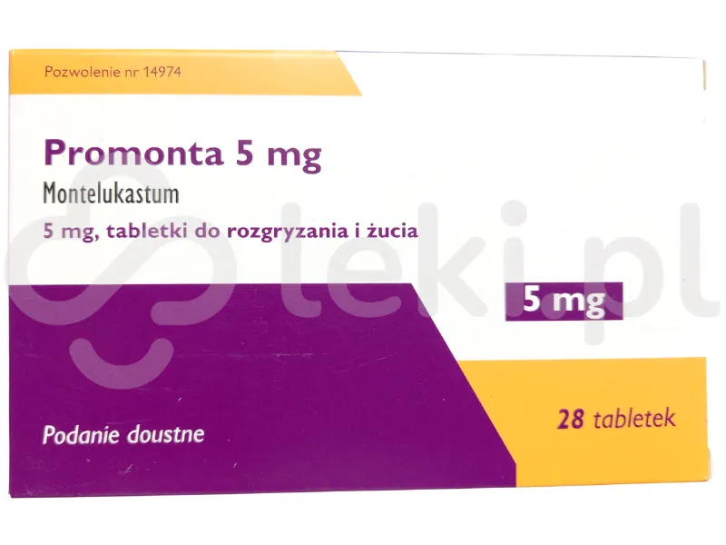 Promonta 5 mg tablets, chewable