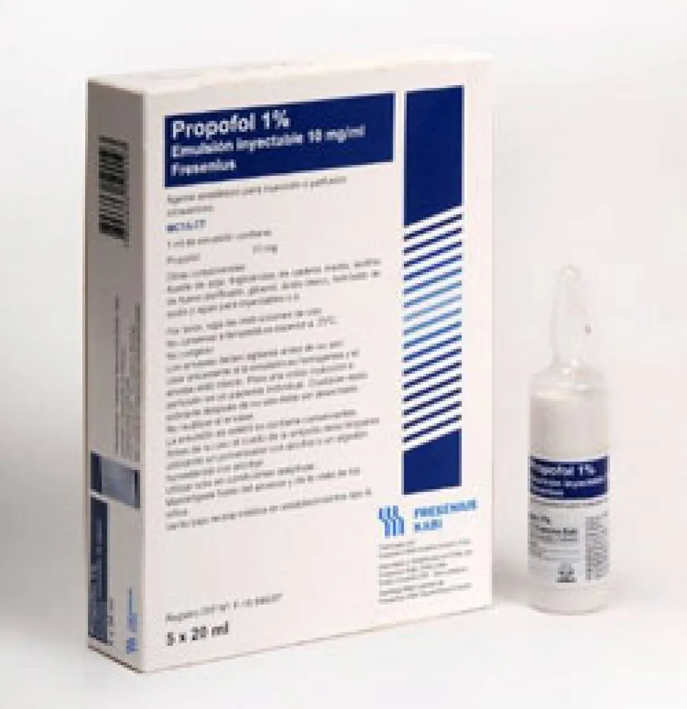 Propofol 1% MCT/LCT Fresenius soluzione per iniezione / infusione, in flaconcino-siringa