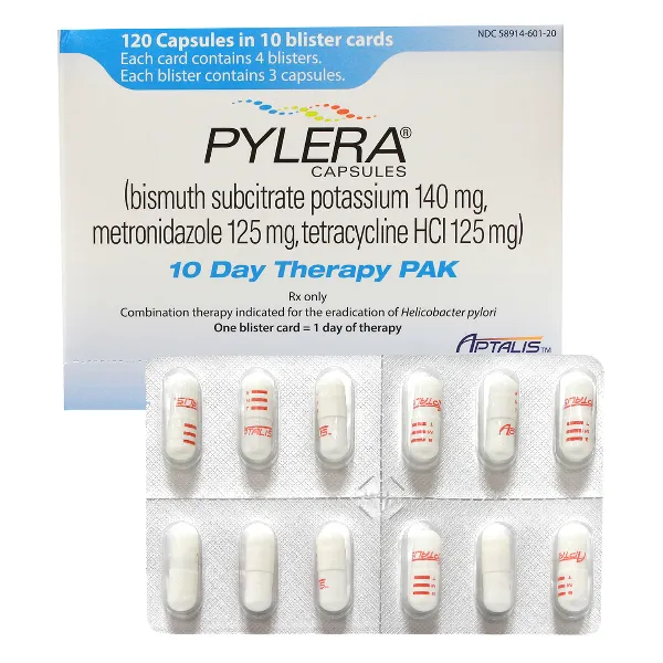 Pylera capsules, hard