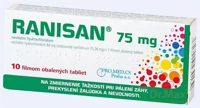 Ranisan 75 mg tablets, film-coated