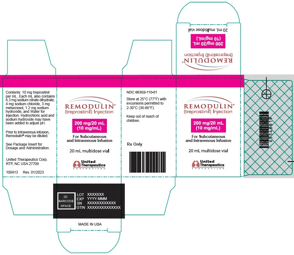 Remodulin solution for infusion