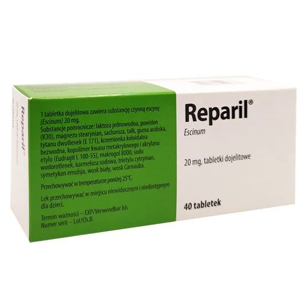 Reparil compresse, orali