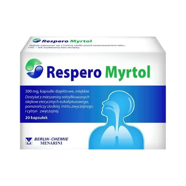 Respero Myrtol kapsułki, miękkie dojelitowe