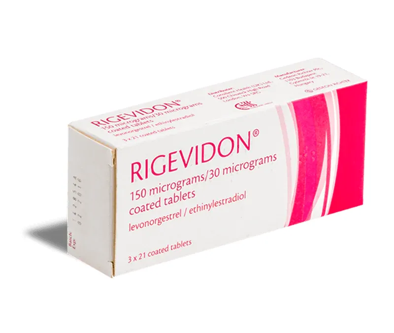Rigevidon tablets, film-coated