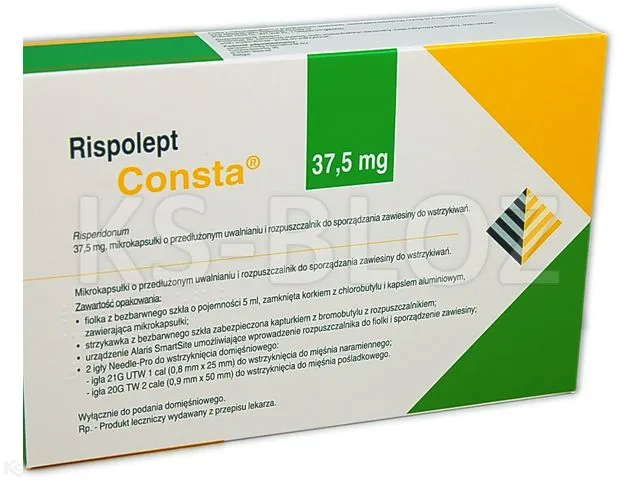 Рисполепт consta порошок и растворитель для приготовления суспензии для инъекций с пролонгированным высвобождением