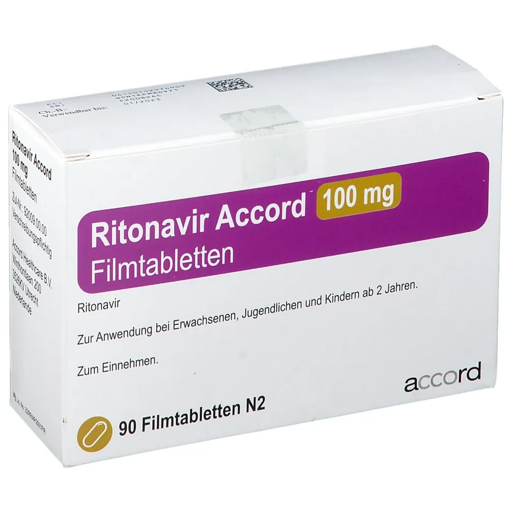Ritonavir Accord comprimidos recubiertos