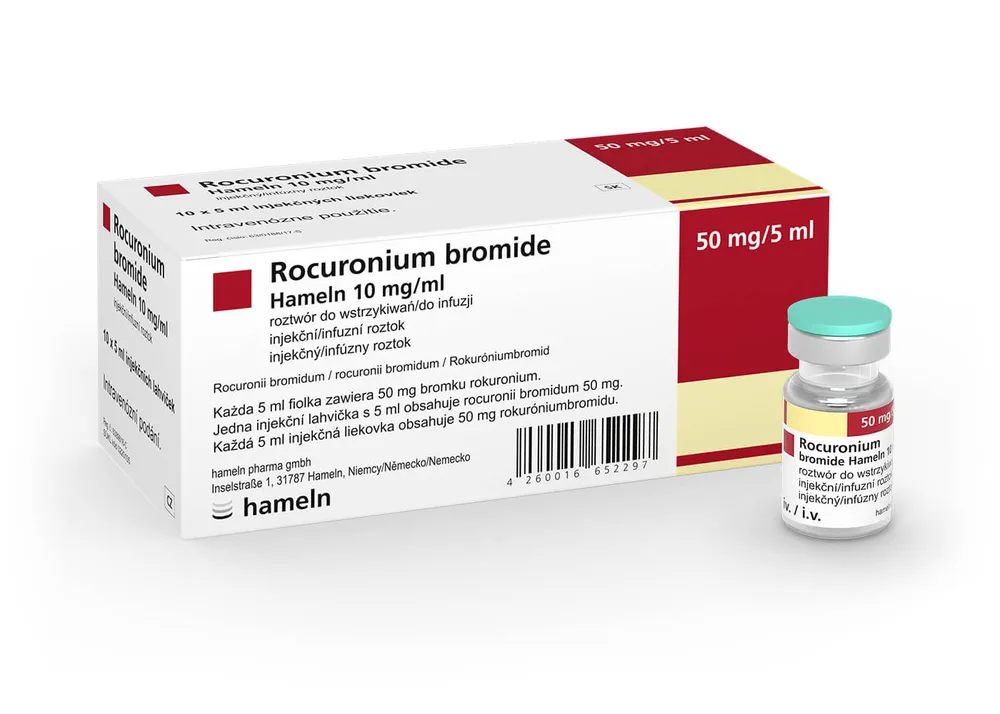 Rocuronio bromuro hameln solución para inyección / para infusión
