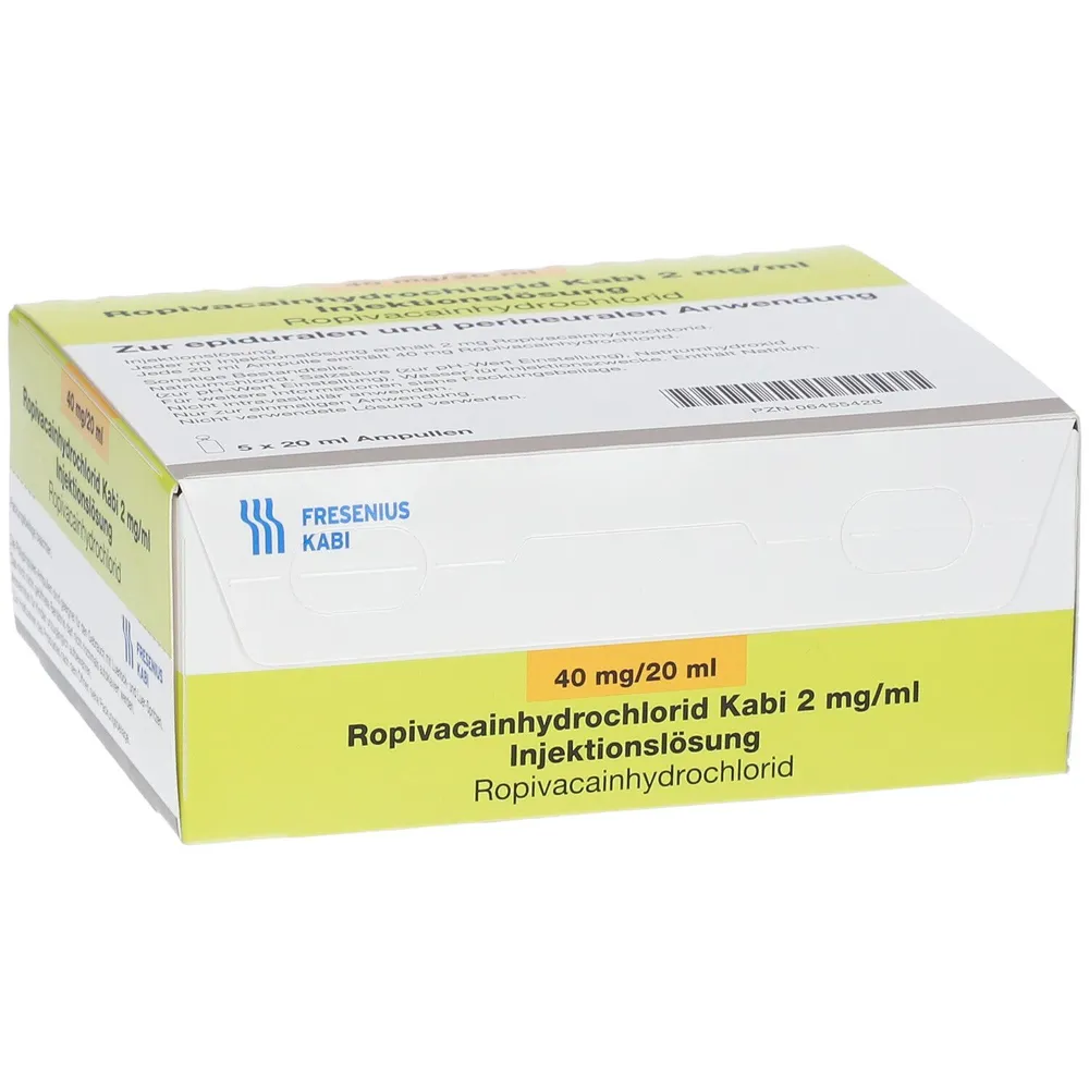 Ropivacaína Kabi solución para inyección
