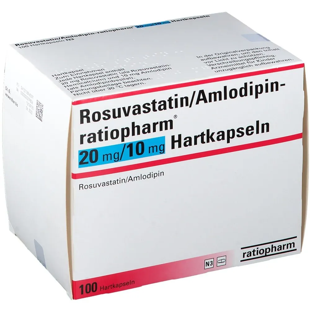 Rosuvastatina/amlodipino Teva cápsulas, duras
