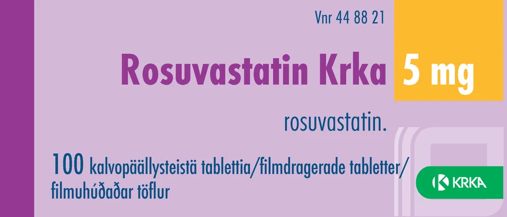 Rosuvastatina Krka comprimidos recubiertos
