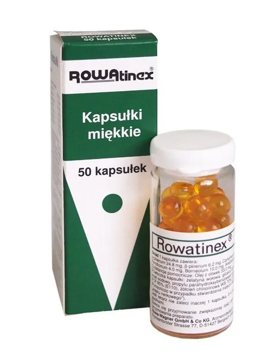 Rowatinex capsules, soft gelatin