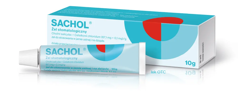 Sachol gel dental gel, para uso en la cavidad bucal