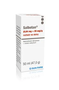 Salbetan soluzione per applicazione cutanea