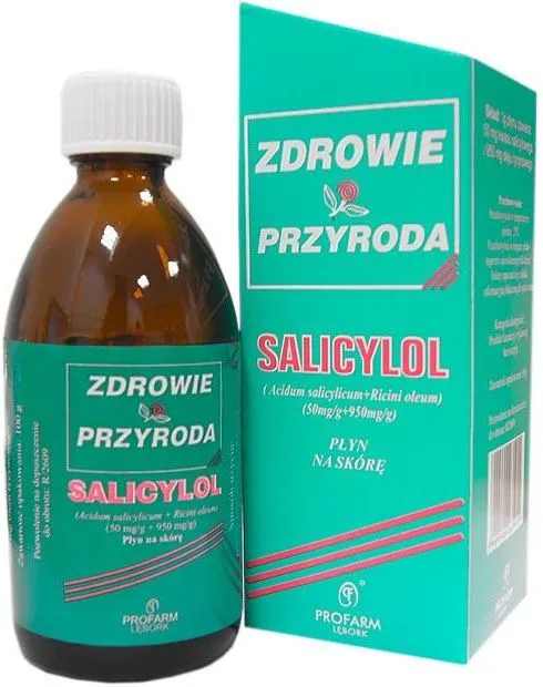 Salicylol solution for skin