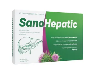 Sanohepatic tablets, film-coated