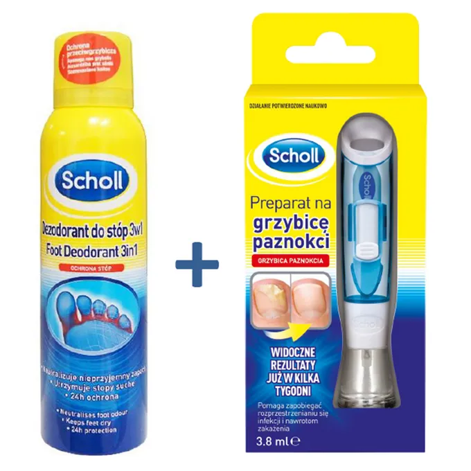 Scholl Kit para hongos de las uñas lakier do paznokci, leczniczy