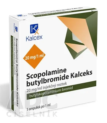 Скополамина бутилбромид калцекс раствор для инъекций