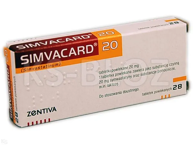 Simvacard 20 compresse, rivestite con film
