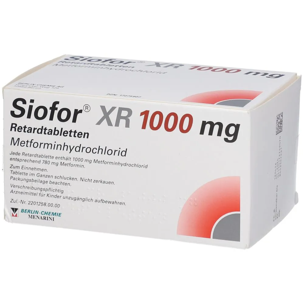 Siofor XR 1000 mg compresse a rilascio prolungato