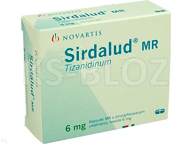 Sirdalud MR cápsulas, liberación modificada, duras