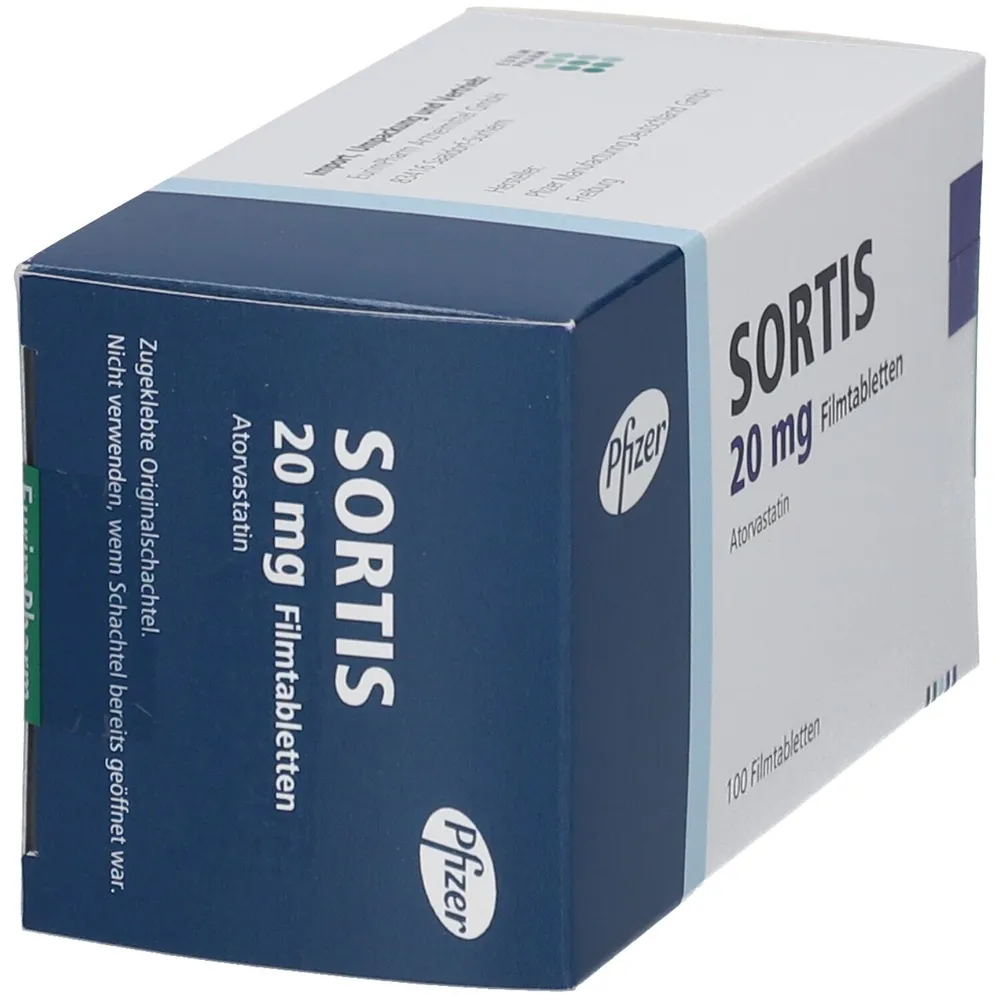 Sortis 20 comprimidos recubiertos