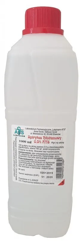 Spirytus hibitanowy 0.5% ats solution for skin