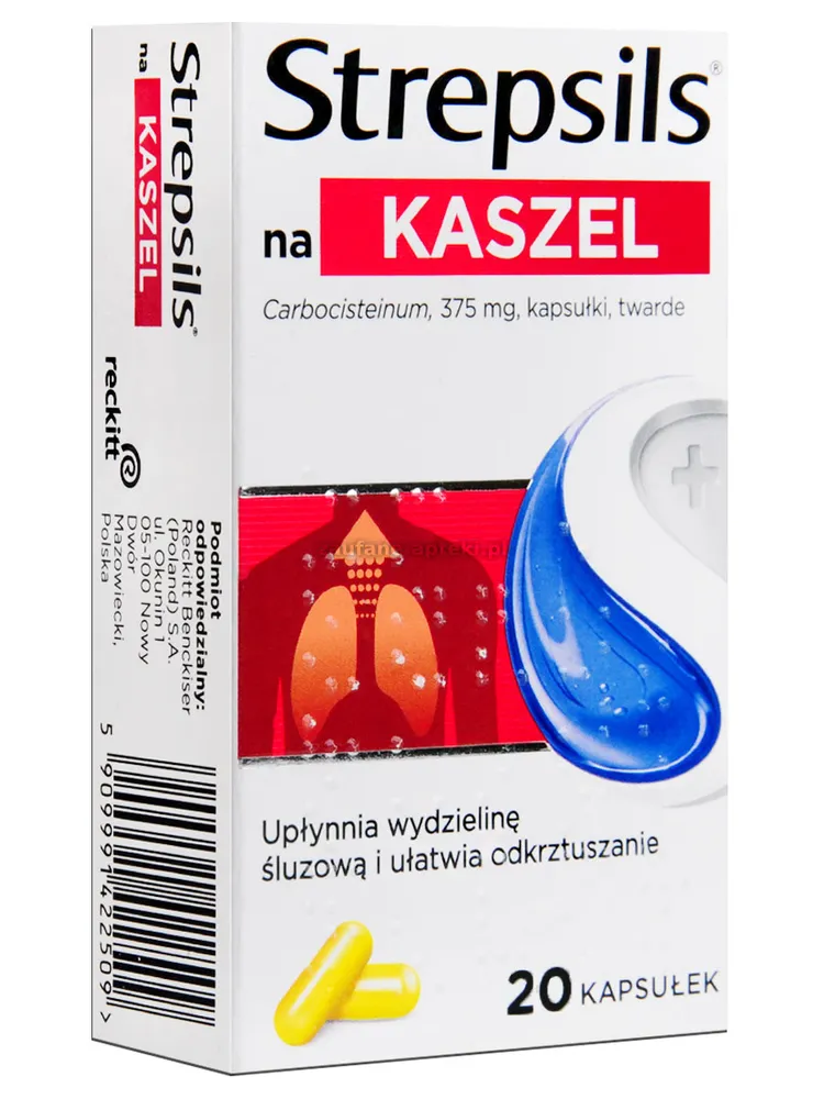 Стрепсилс от кашля капсулы, твердые