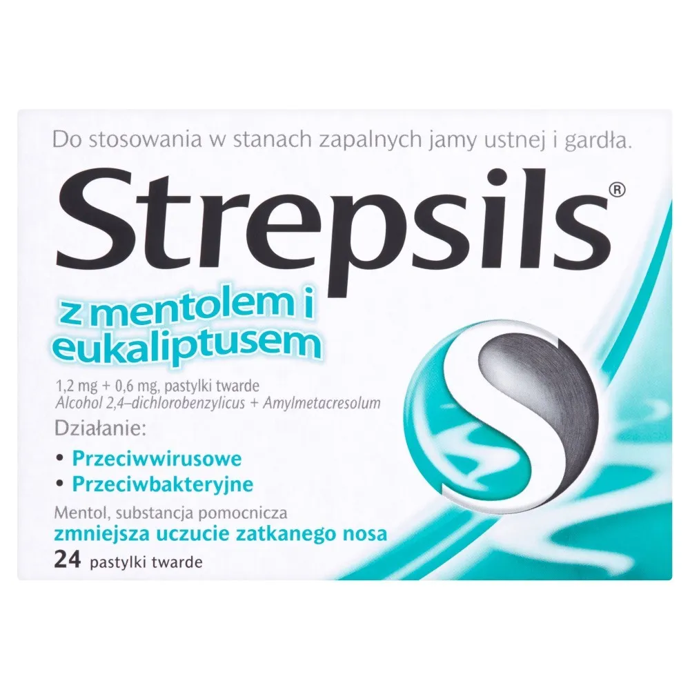 Strepsils con mentol y eucalipto compresse, rivestite con film